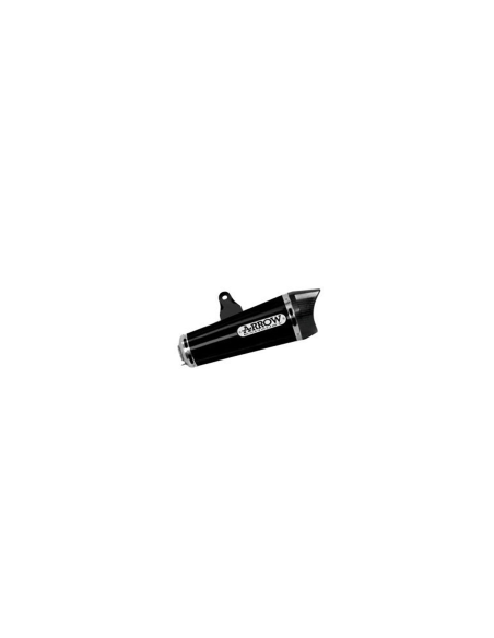 ARROW Escape acero negro Honda CB125 R 18- OC