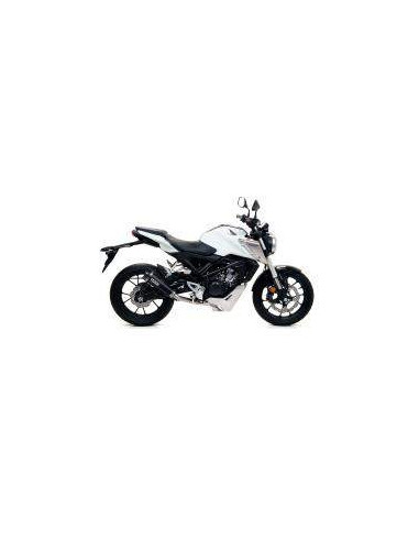 ARROW Escape acero negro Honda CB125 R 18- OC