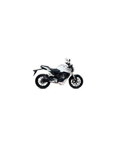 ARROW Escape acero negro Honda CB125 R 18- OC