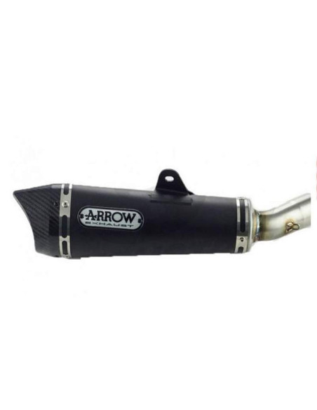 ARROW Escape X-Kone Dark con fondo Carbono HONDA CB125F 15-16 OC
