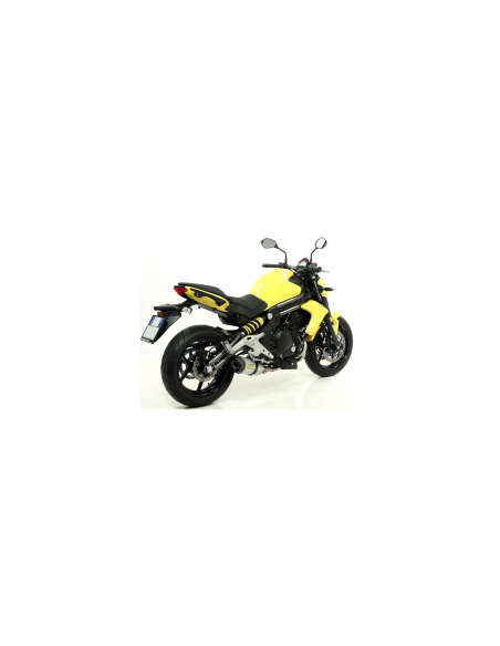 ARROW Escape aluminio fondo carbono Kawasaki ER-6N 12-16, ER-6F 12-16 y Versys 650 15-16 OC