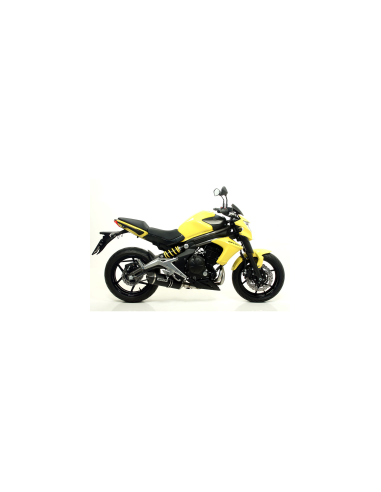 ARROW Escape aluminio negro Kawasaki ER6N, ER-6F 12-16 y Versys 650 15-16 OC