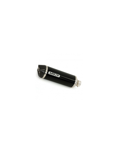 ARROW Escape aluminio negro Kawasaki ER6N, ER-6F 12-16 y Versys 650 15-16 OC