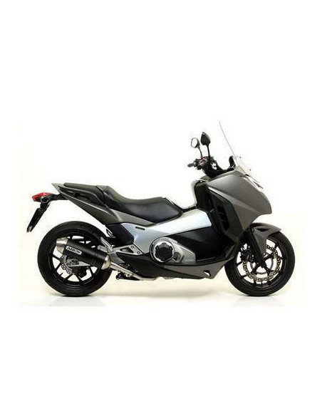ARROW Escape aluminio negro fondo carbono Honda 700- 750 - NC 700 - 750 OC