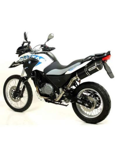 ARROW Escape aluminio dark RACE-TECH BMW G650GS / SERTAO 11-16 OC
