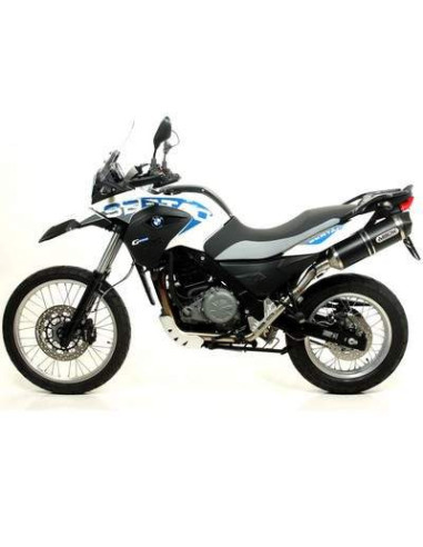ARROW Escape aluminio dark RACE-TECH BMW G650GS / SERTAO 11-16 OC