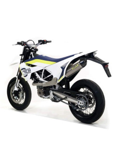 ARROW Escape aluminio Husqvarna 701Enduro-Supermoto 17- OC