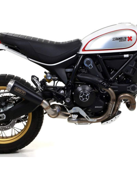 ARROW Escape acero negro ProRace Ducati Scrambler 800 17- OC