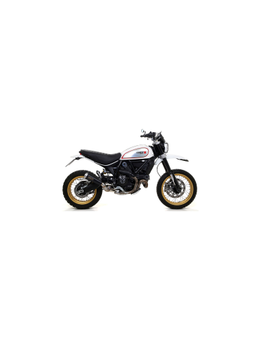 ARROW Escape acero negro ProRace Ducati Scrambler 800 17- OC
