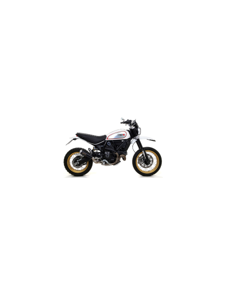 ARROW Escape acero negro ProRace Ducati Scrambler 800 17- OC