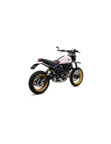 ARROW Escape acero negro ProRace Ducati Scrambler 800 17- OC