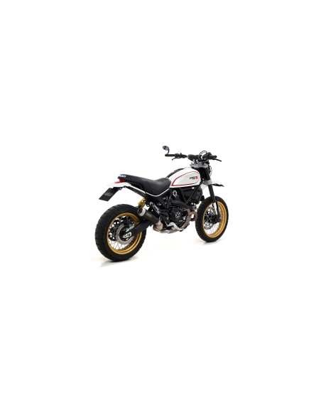 ARROW Escape acero negro ProRace Ducati Scrambler 800 17- OC