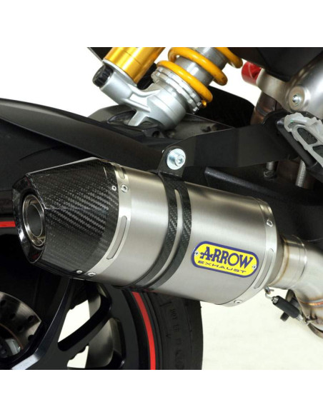 ARROW Escape de carbono Race Tech Ducati Hypermotard/Hyperstrada 13-18 OC