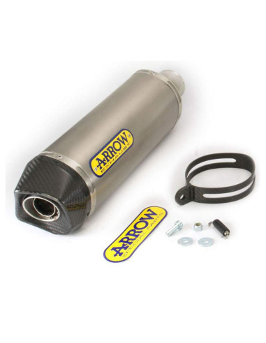 ARROW Escape titanio fondo carbono Kawasaki ER-6N 12-16, ER-6F 12-16 y Versys 650 15-16 OC