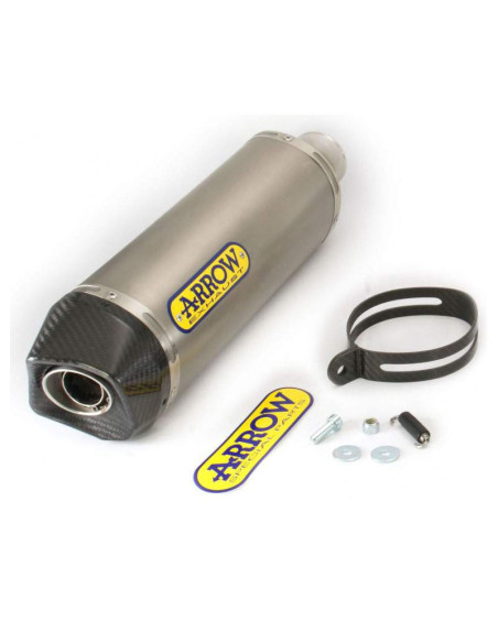 ARROW Escape titanio fondo carbono Kawasaki ER-6N 12-16, ER-6F 12-16 y Versys 650 15-16 OC