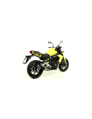 ARROW Escape titanio fondo carbono Kawasaki ER-6N 12-16, ER-6F 12-16 y Versys 650 15-16 OC