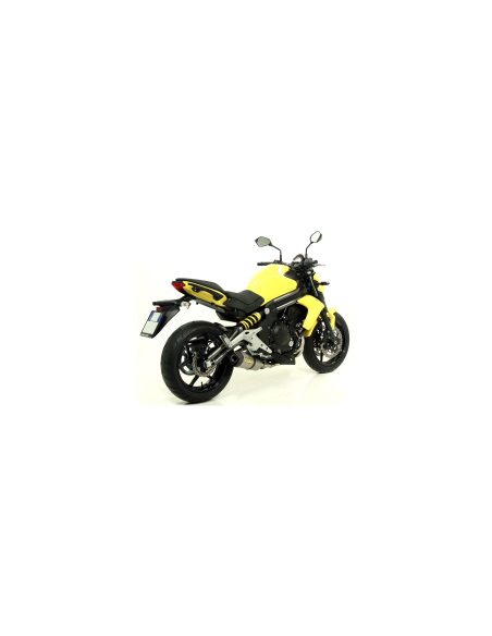 ARROW Escape titanio fondo carbono Kawasaki ER-6N 12-16, ER-6F 12-16 y Versys 650 15-16 OC