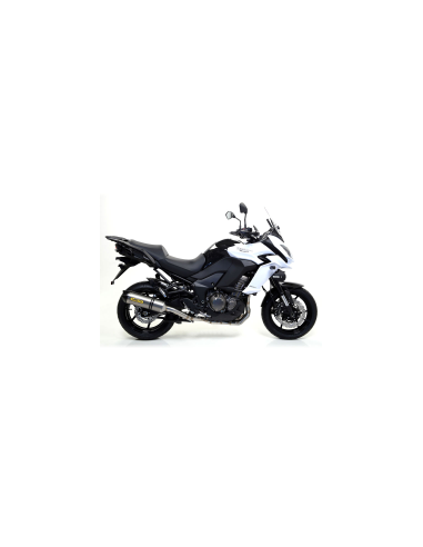 ARROW Escape titanio fondo carbono KAWASAKI VERSYS 1000 12-16 OC
