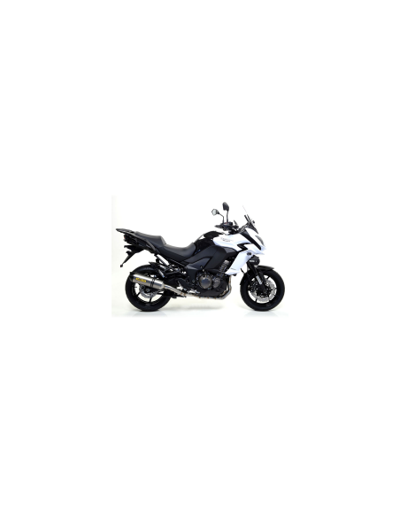 ARROW Escape titanio fondo carbono KAWASAKI VERSYS 1000 12-16 OC