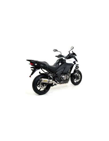 ARROW Escape titanio fondo carbono KAWASAKI VERSYS 1000 12-16 OC
