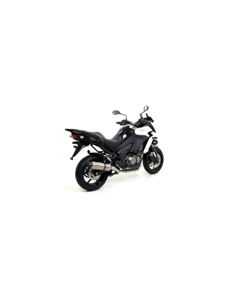 ARROW Escape titanio fondo carbono KAWASAKI VERSYS 1000 12-16 OC