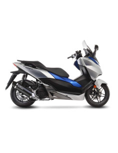 SILENCIOSO SBK ESCAPE MOTO MARCA LEOVINCI  HONDA FORZA 125 2017 - 2020 LEOVINCE NERO 2