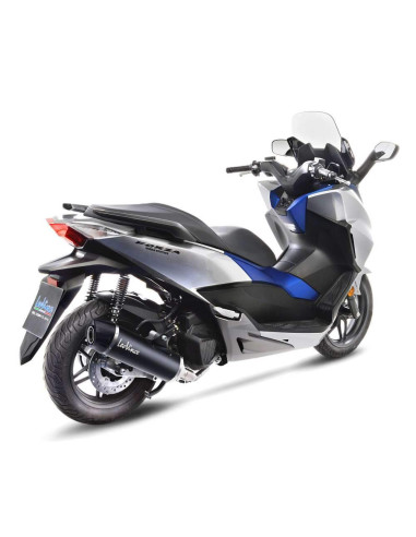 SILENCIOSO SBK ESCAPE MOTO MARCA LEOVINCI  HONDA FORZA 125 2017 - 2020 LEOVINCE NERO