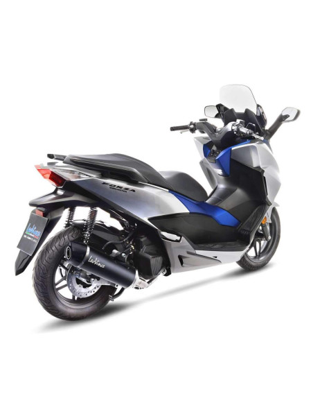 SILENCIOSO SBK ESCAPE MOTO MARCA LEOVINCI  HONDA FORZA 125 2017 - 2020 LEOVINCE NERO