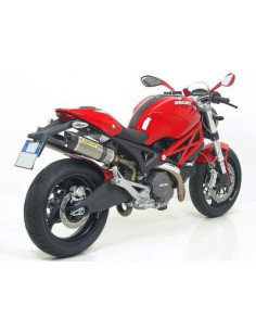 ARROW Escape de aluminio fondo inox Thunder Ducati Monster 696 08-14 OC 2