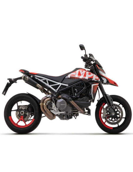 ARROW Escape acero negro Ducati Hypermotard 950 19-
