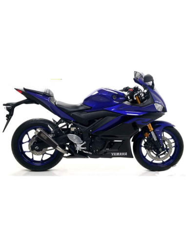 ARROW Escape acero negro Yamaha YZFR3 19-