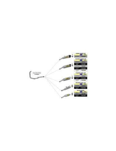 ARROW Colector racing yamaha yzf r3 19-