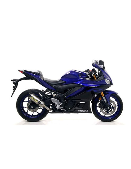 ARROW Escape thunder titanio Yamaha yzf r3 19-