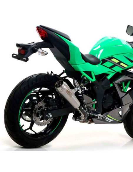 ARROW Escape acero inoxidable Kawasaki Ninja 125 19-