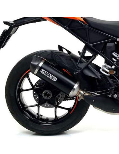 ARROW Escape aluminio negro KTM 1290 SuperDuke GT/R 17-