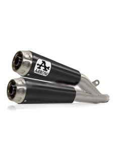 ARROW Kit escapes acero negro Honda CB1000R 18-