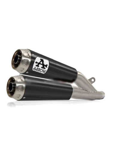 ARROW Kit escapes acero negro Honda CB1000R 18-