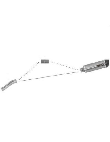 ARROW Colector adaptador Homologado BMW G650GS / SERTAO 11-16