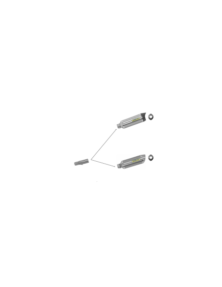 ARROW Adaptador colector acero Suzuki GSXR 600 11-16 y GSXR 750 11-16