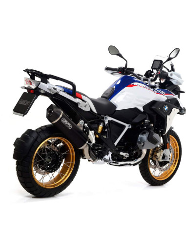 ARROW Escape aluminio negro BMW R1200GS-R1250GS