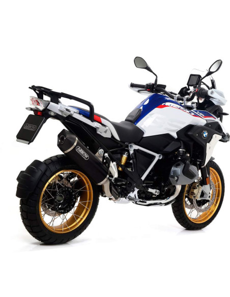 ARROW Escape aluminio negro BMW R1200GS-R1250GS
