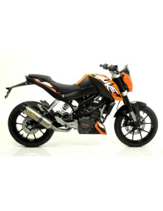 ARROW Escape aluminio fondo carbono Thunder KTM Duke 125 11-16 Duke 200 11-14