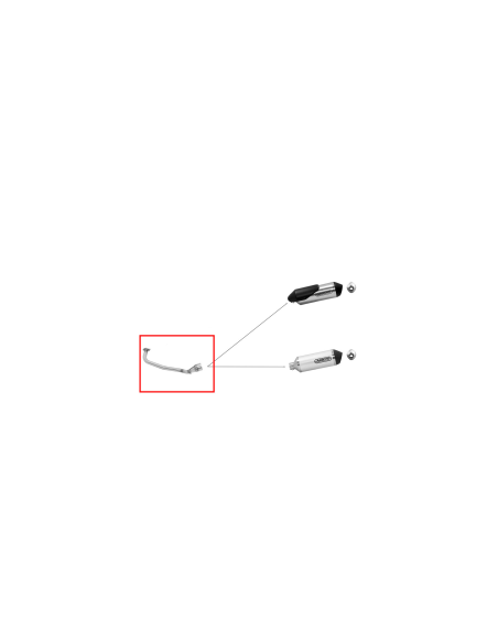 ARROW Colector acero Racing Yamaha NMax 125-155 17-