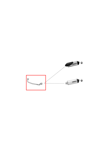 ARROW Colector acero Urban Yamaha NMax 125-155 17-