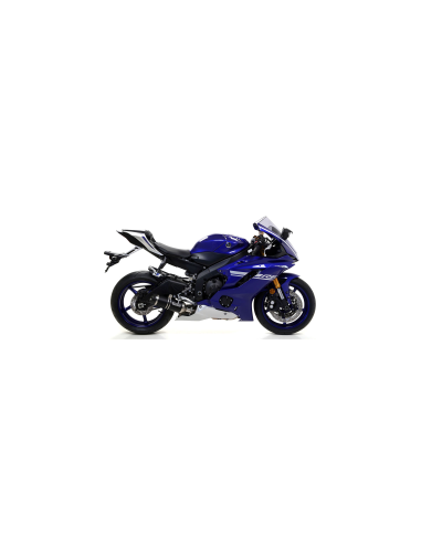 ARROW Escape aluminio negro Black Thunder Yamaha YZF 600 R6 17-