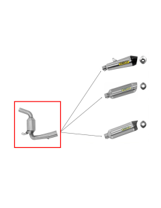ARROW Conector catalítico KTM Duke 390 13-16 2