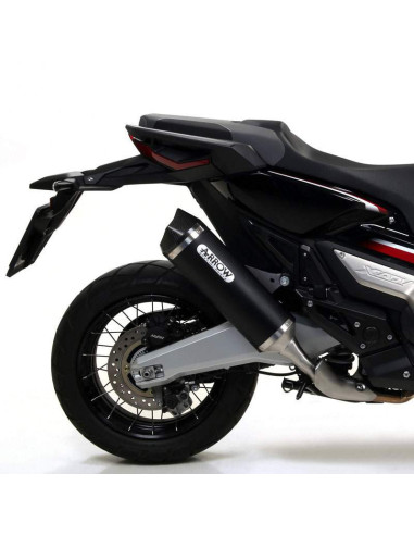 ARROW Escape aluminio negro terminal carbono Honda XADV 750 17-