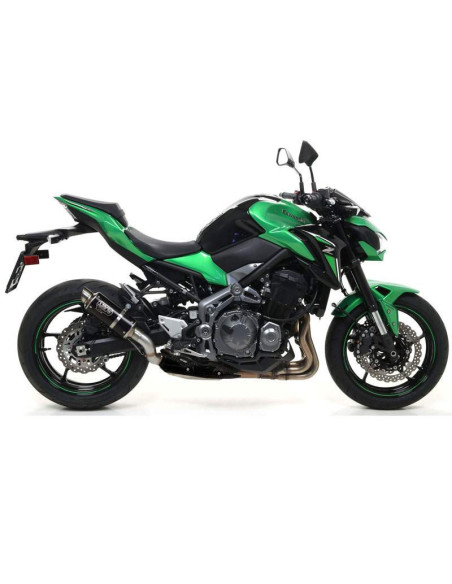 ARROW Kit escape acero negro GP2 Dark Kawasaki Z900 17-