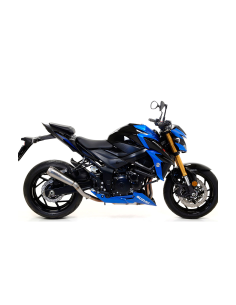 ARROW Escape acero negro Suzuki GSXS750 17-20 2
