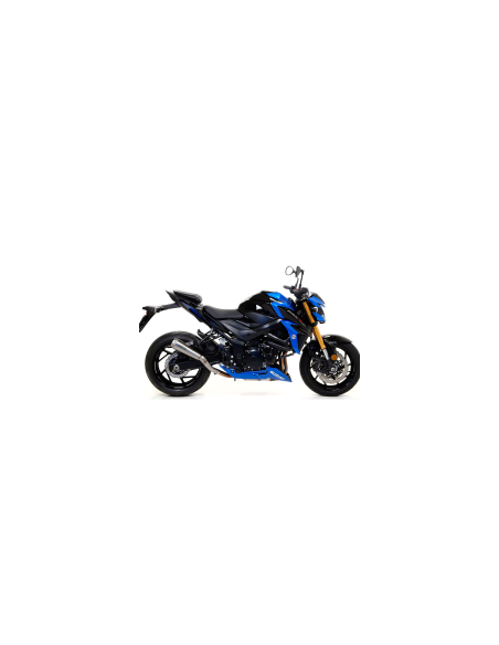 ARROW Escape acero negro Suzuki GSXS750 17-20